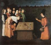 Hieronymus Bosch Taskspelaren Sweden oil painting artist